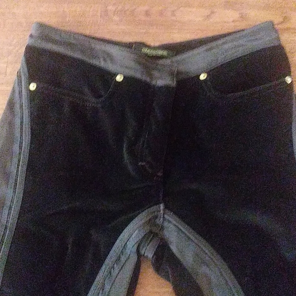 Roberto Cavalli velour & satin short pants - Picture 4 of 11